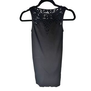 Free people crochet form fitted dress XS/S
